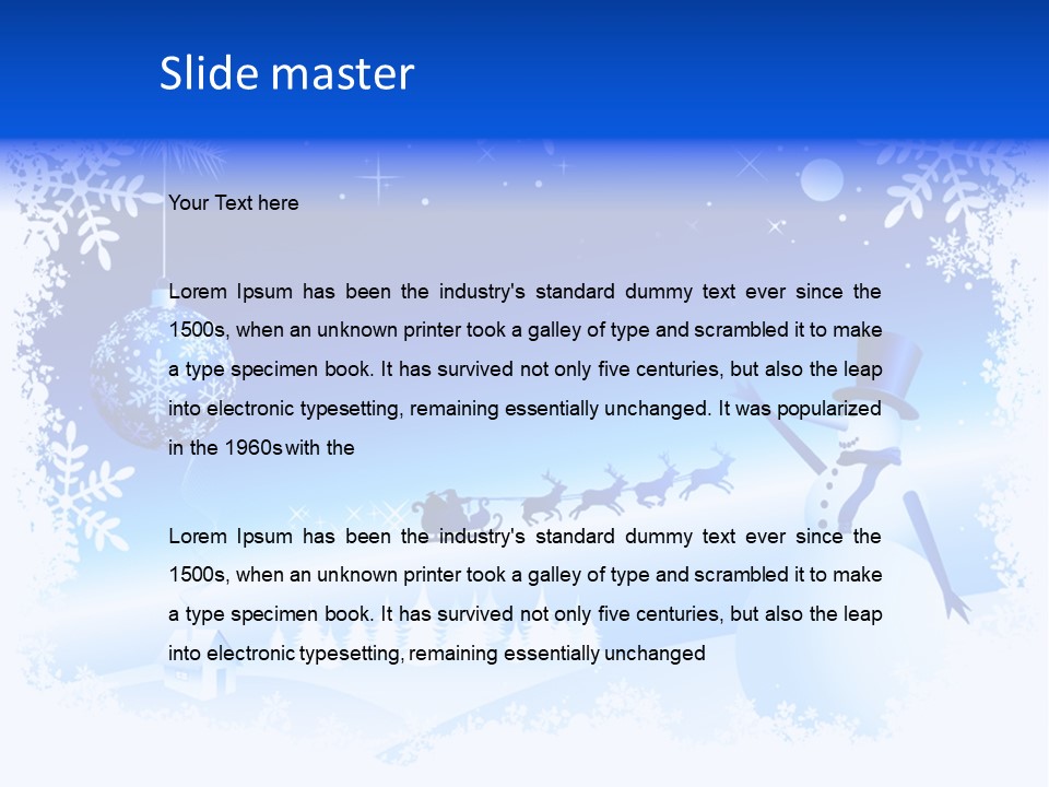 Tree Vector Star PowerPoint Template