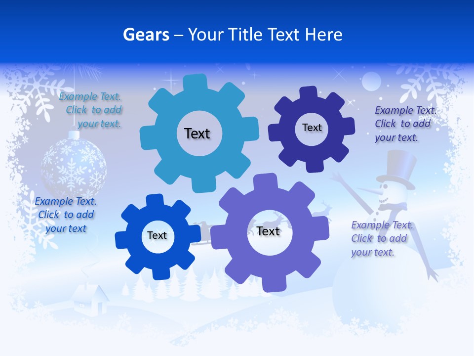 Tree Vector Star PowerPoint Template
