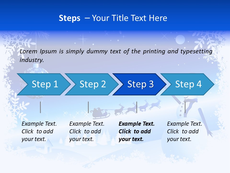 Tree Vector Star PowerPoint Template