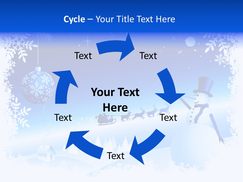 Tree Vector Star PowerPoint Template
