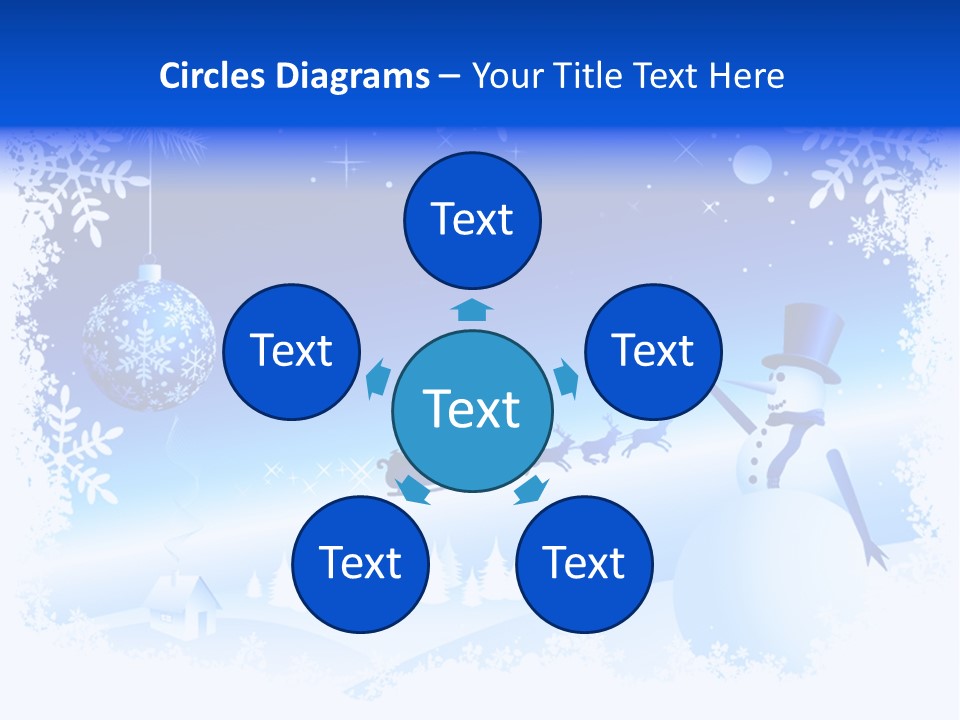 Tree Vector Star PowerPoint Template