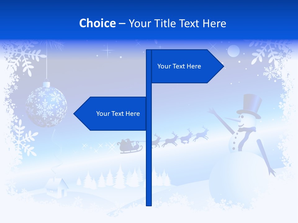 Tree Vector Star PowerPoint Template