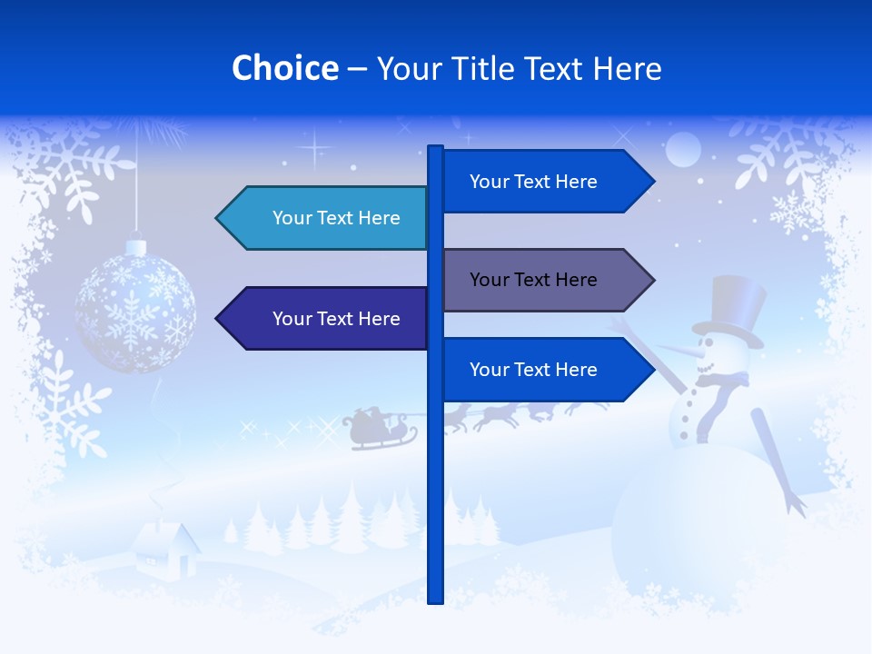Tree Vector Star PowerPoint Template