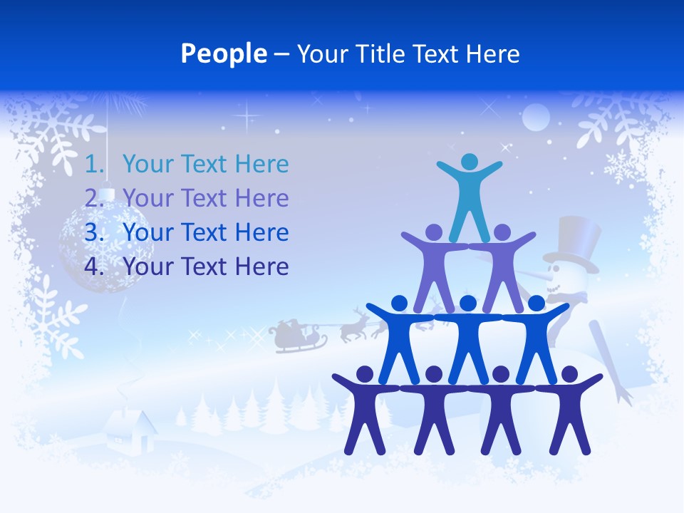 Tree Vector Star PowerPoint Template