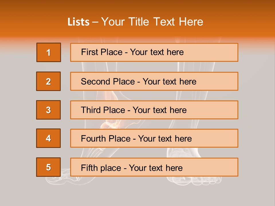Illustration Graphic Arthritis PowerPoint Template