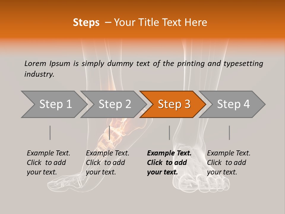 Illustration Graphic Arthritis PowerPoint Template