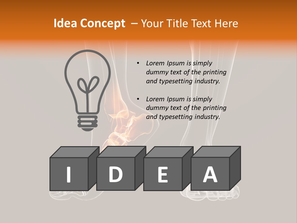 Illustration Graphic Arthritis PowerPoint Template