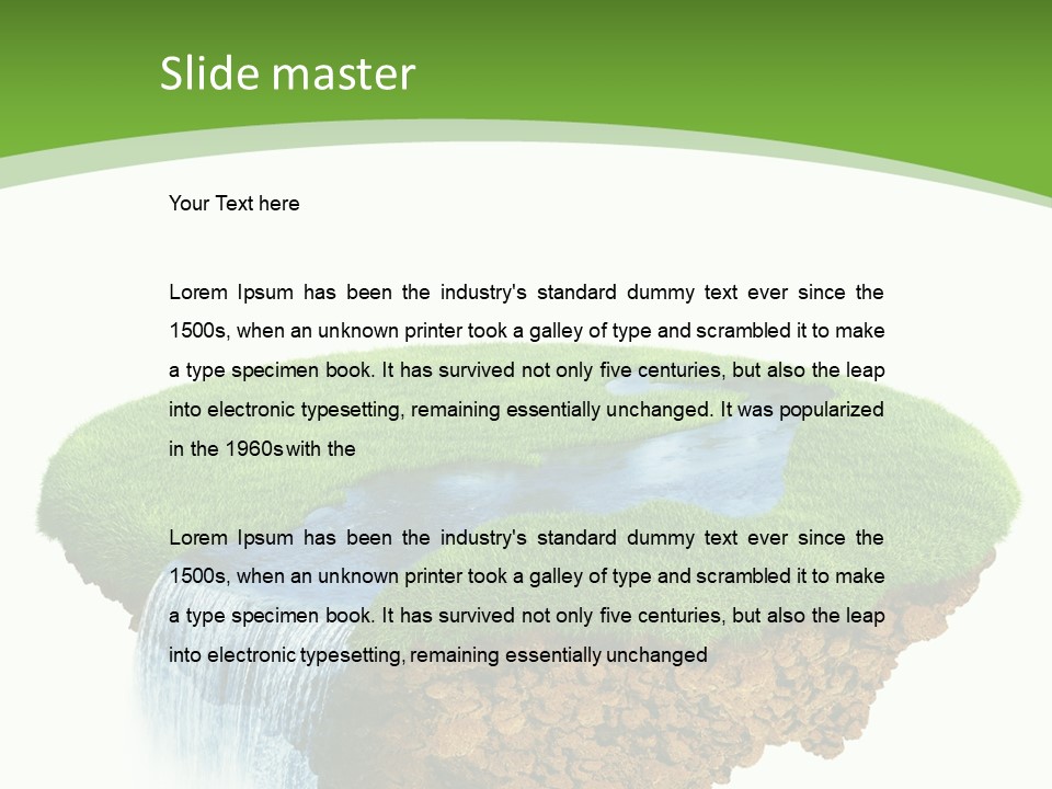 Island Planet PowerPoint Template