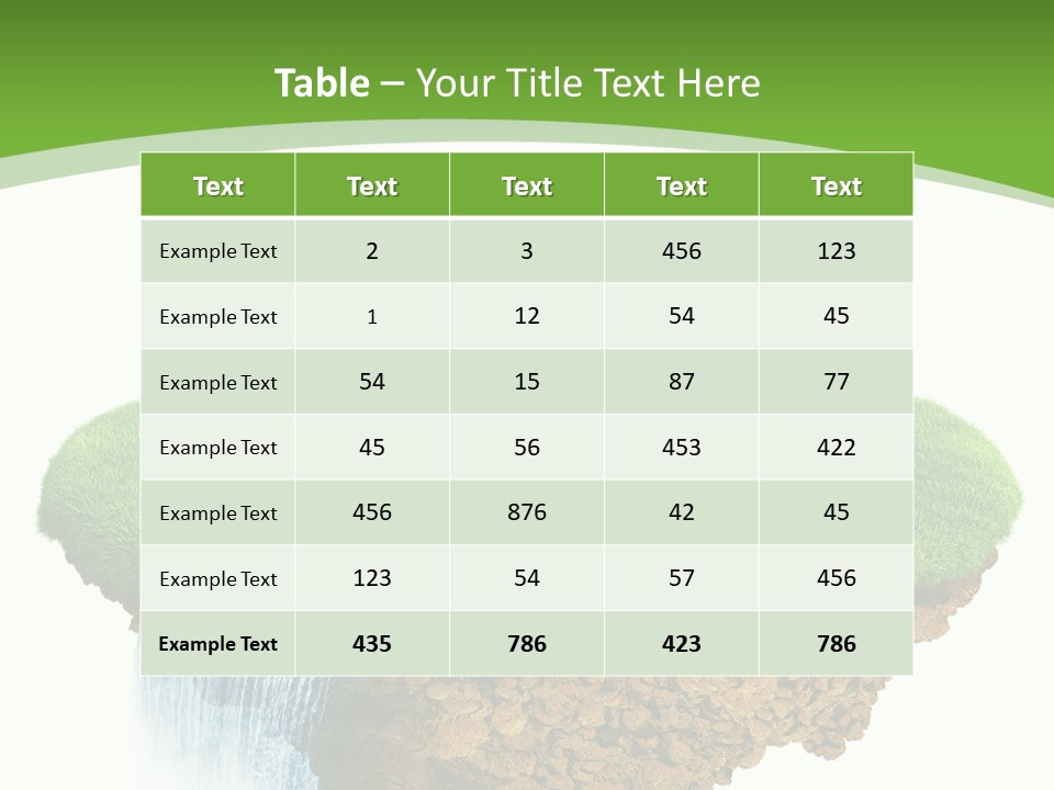 Island Planet PowerPoint Template
