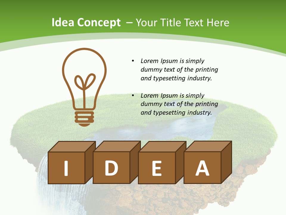 Island Planet PowerPoint Template