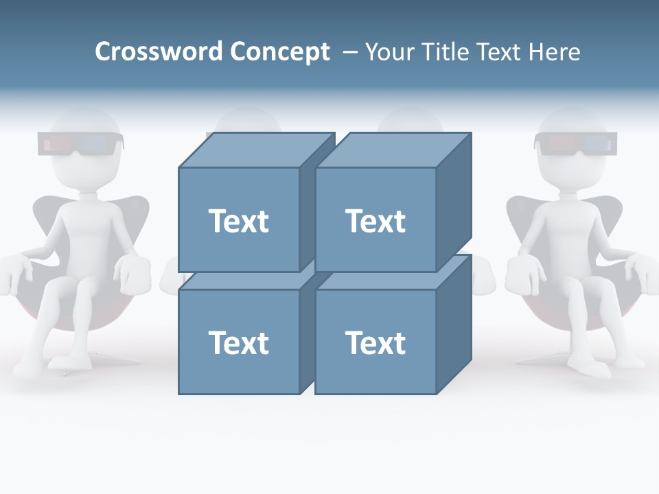 Watch Three Dimension Man PowerPoint Template