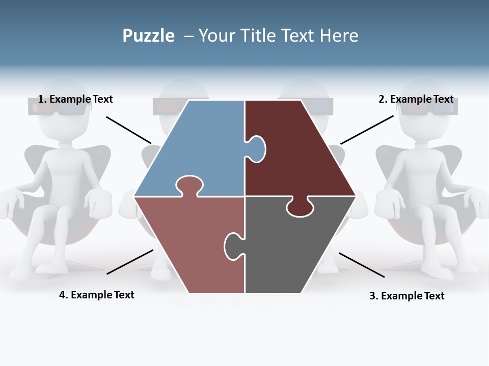 Watch Three Dimension Man PowerPoint Template