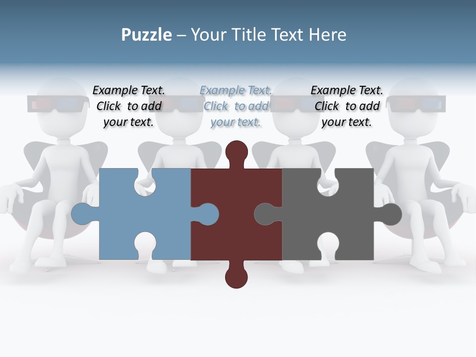 Watch Three Dimension Man PowerPoint Template