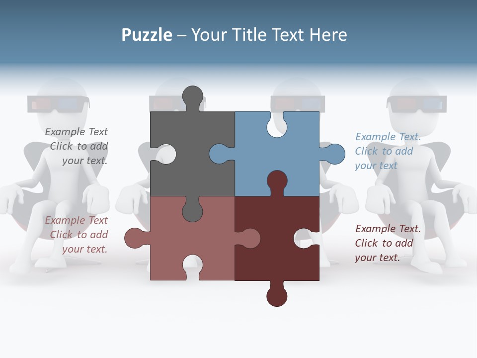 Watch Three Dimension Man PowerPoint Template