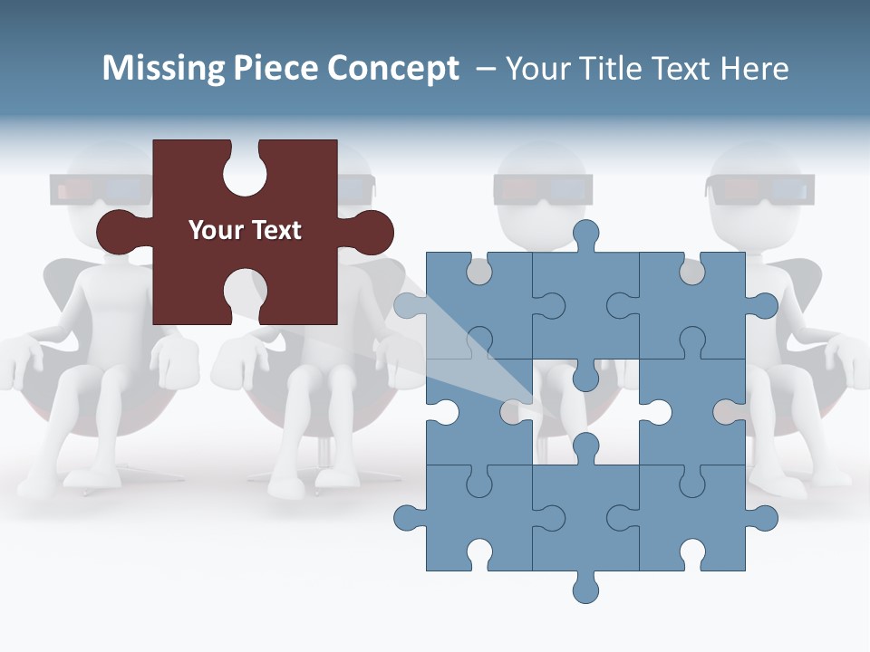 Watch Three Dimension Man PowerPoint Template