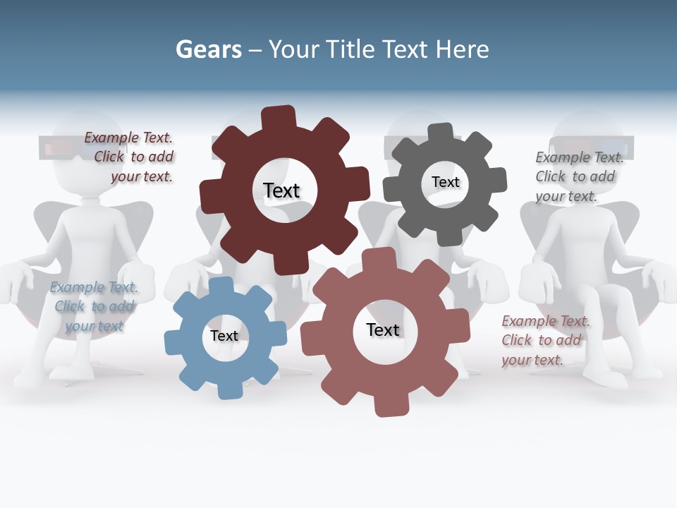 Watch Three Dimension Man PowerPoint Template