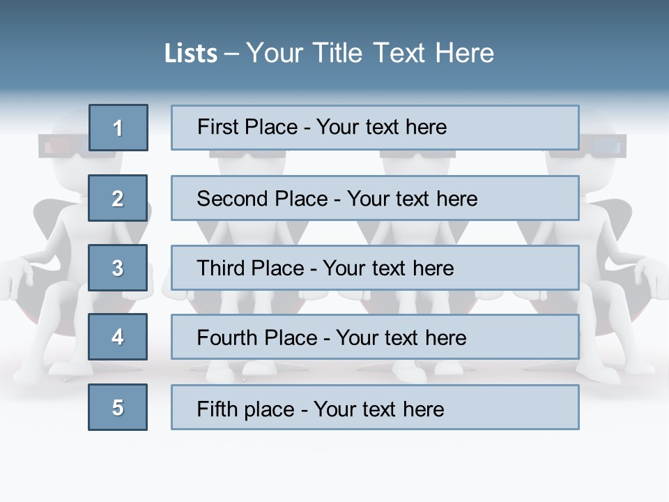 Watch Three Dimension Man PowerPoint Template