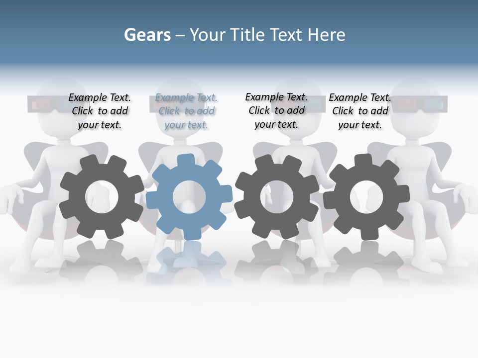 Watch Three Dimension Man PowerPoint Template