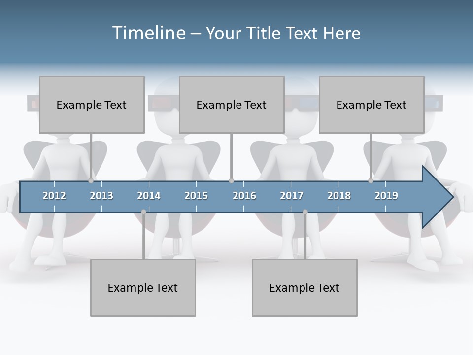 Watch Three Dimension Man PowerPoint Template
