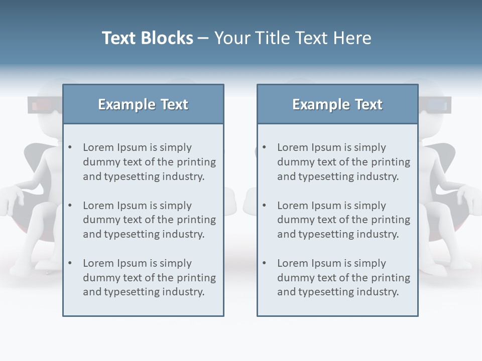 Watch Three Dimension Man PowerPoint Template