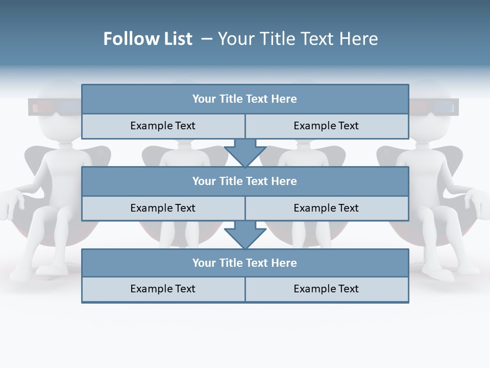 Watch Three Dimension Man PowerPoint Template