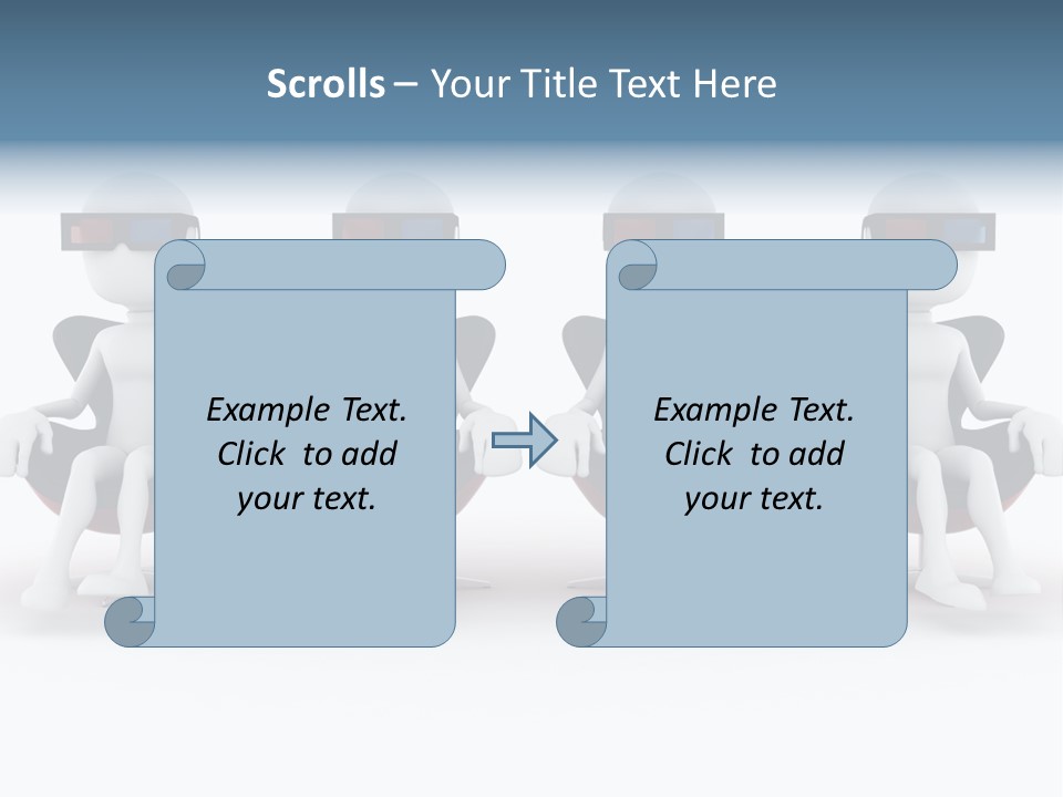 Watch Three Dimension Man PowerPoint Template