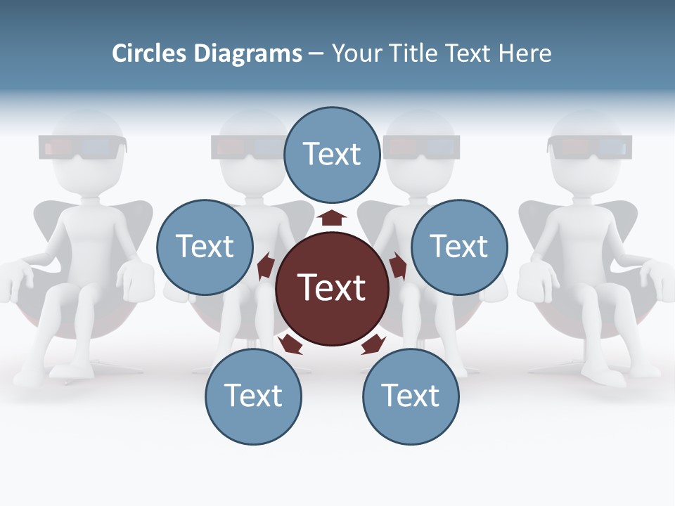 Watch Three Dimension Man PowerPoint Template