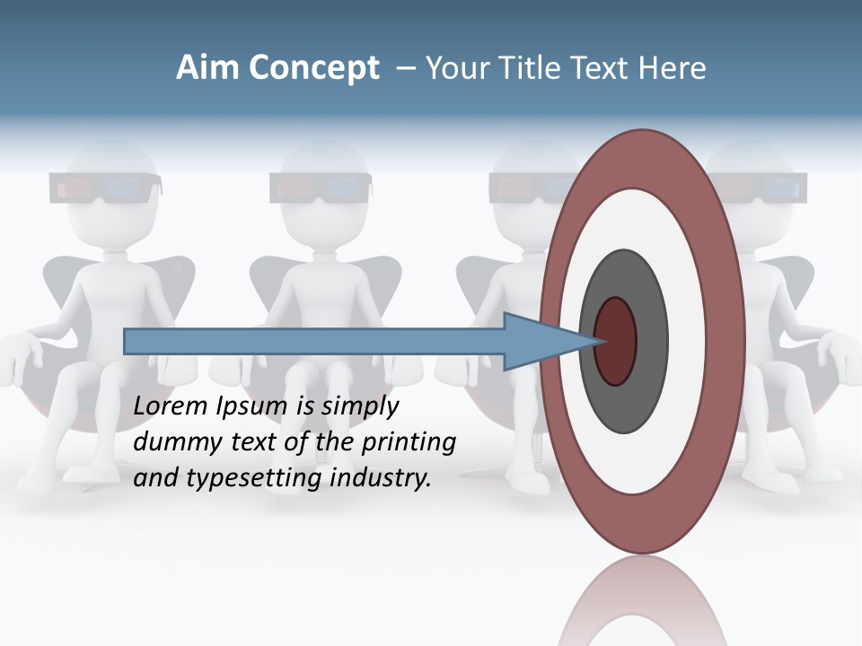 Watch Three Dimension Man PowerPoint Template