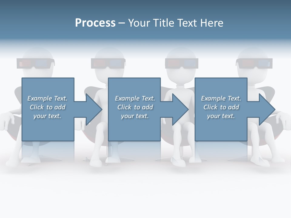 Watch Three Dimension Man PowerPoint Template