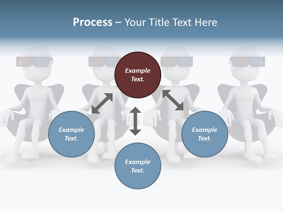Watch Three Dimension Man PowerPoint Template