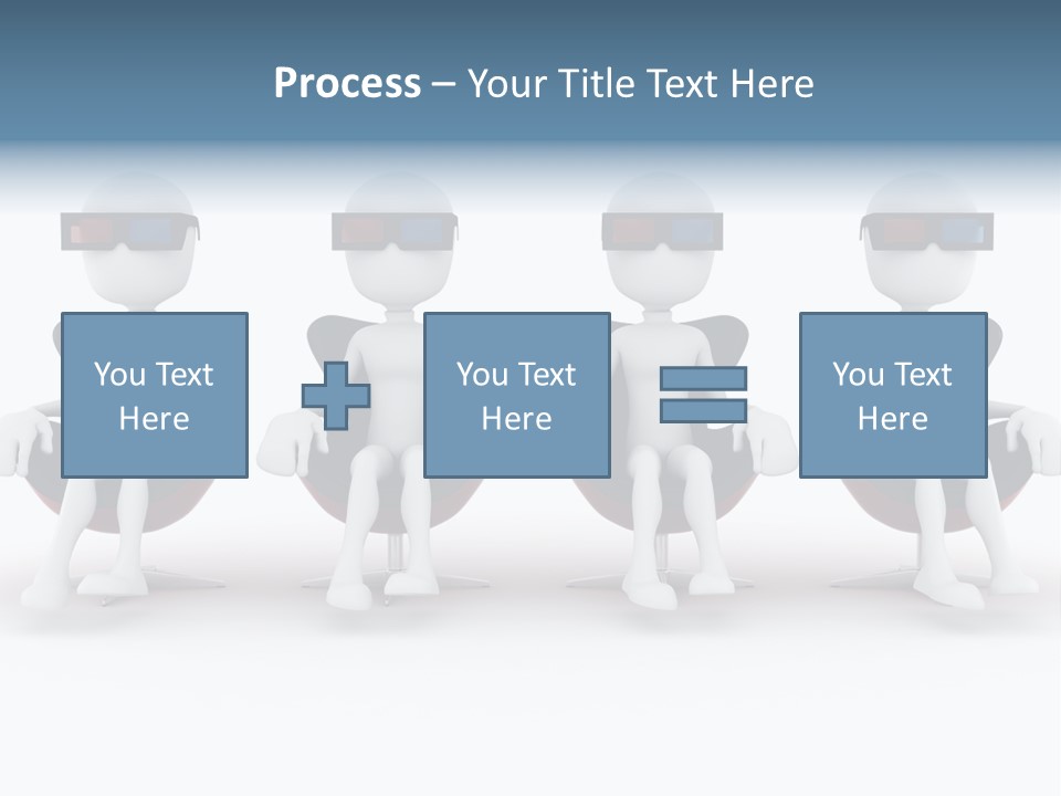 Watch Three Dimension Man PowerPoint Template