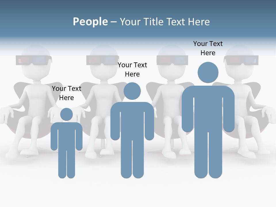 Watch Three Dimension Man PowerPoint Template