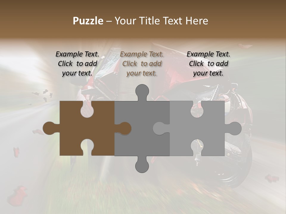 Car Crash PowerPoint Template