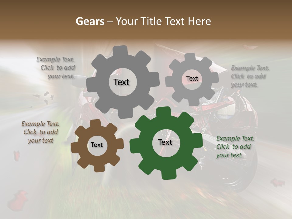 Car Crash PowerPoint Template