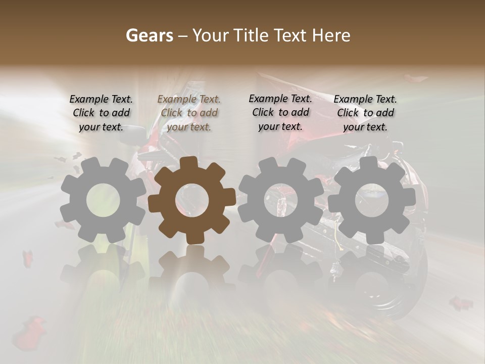 Car Crash PowerPoint Template