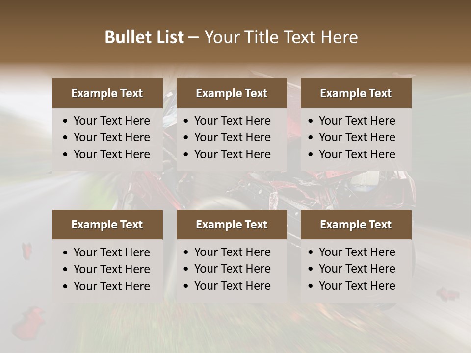 Car Crash PowerPoint Template