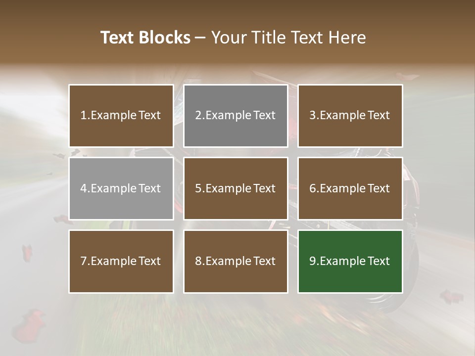 Car Crash PowerPoint Template