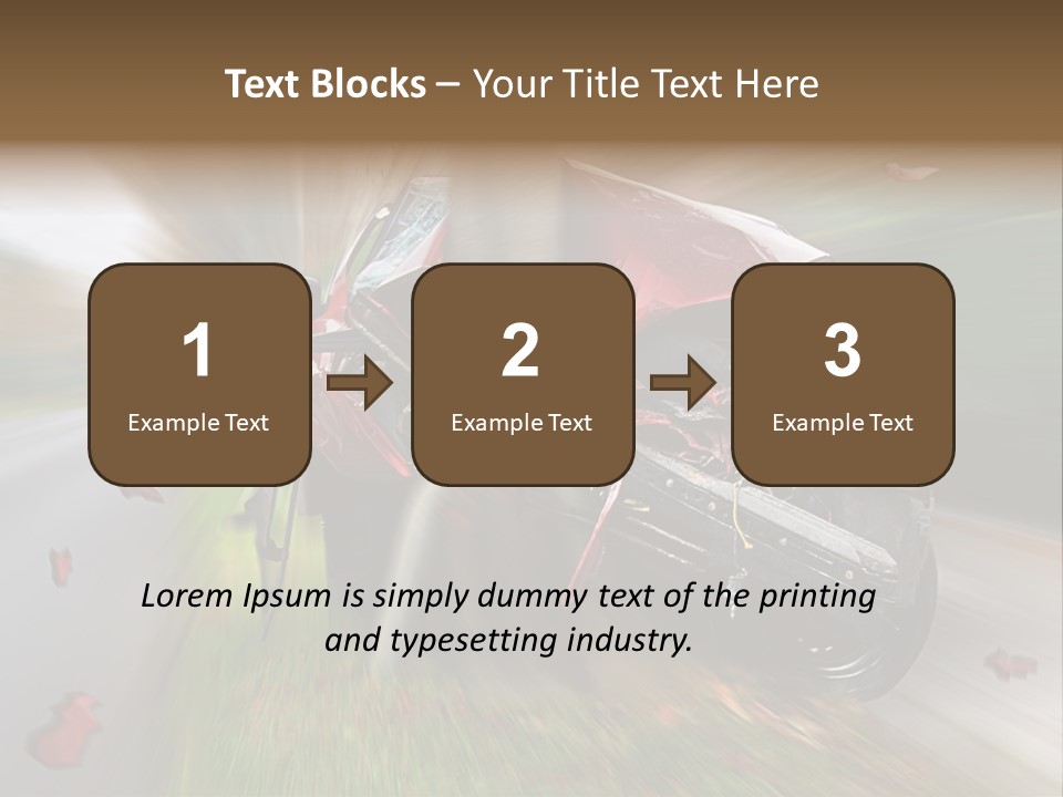 Car Crash PowerPoint Template