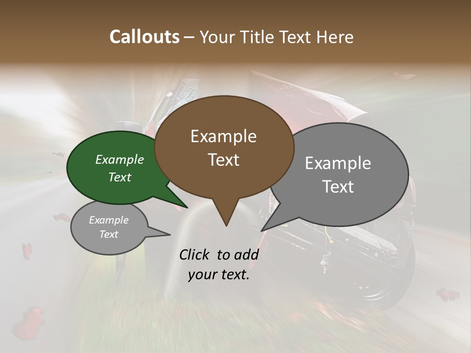 Car Crash PowerPoint Template
