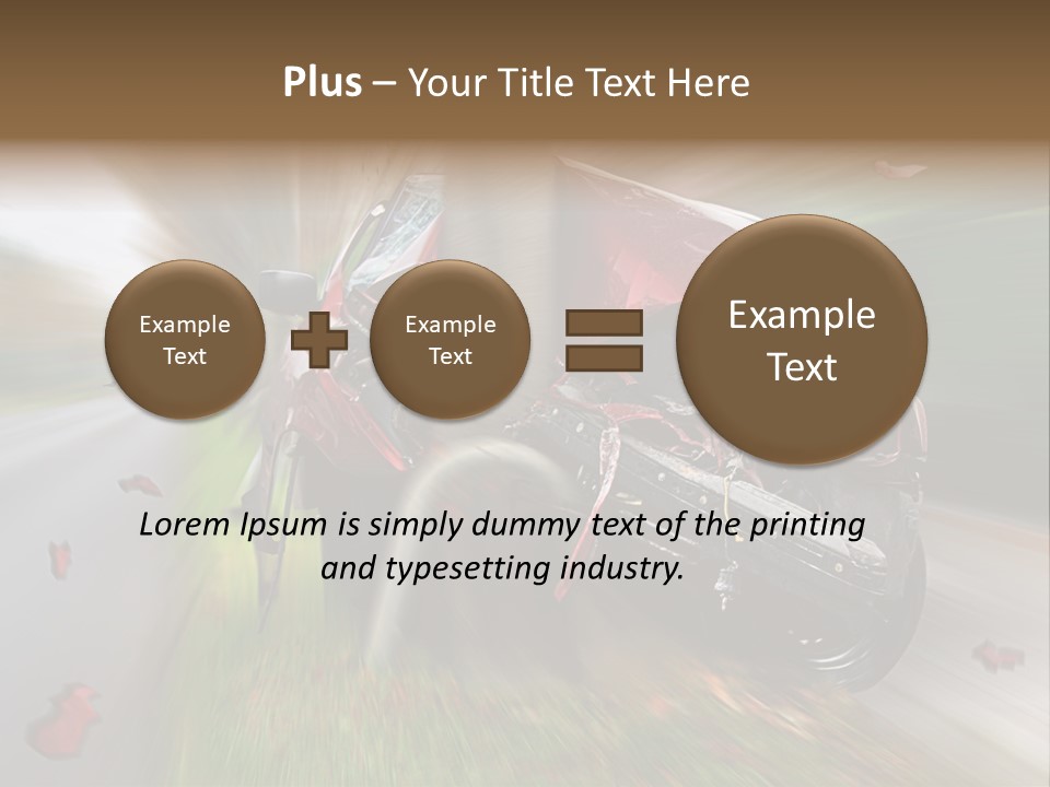 Car Crash PowerPoint Template