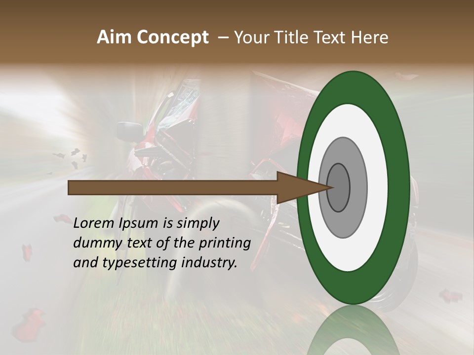 Car Crash PowerPoint Template