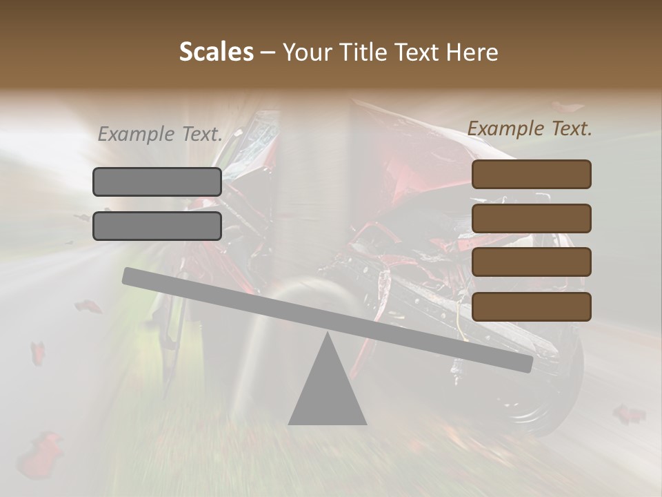 Car Crash PowerPoint Template