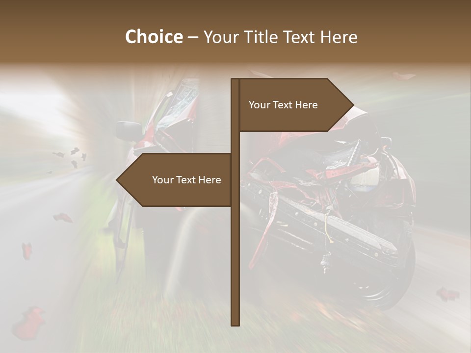 Car Crash PowerPoint Template