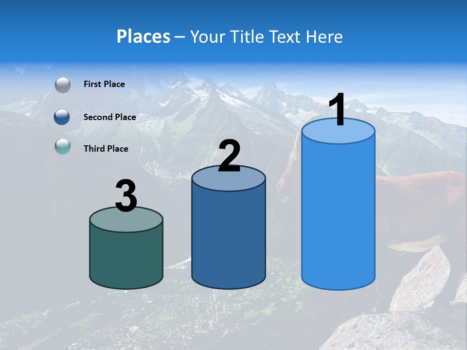 Wild Animal Caprin Bovidae PowerPoint Template