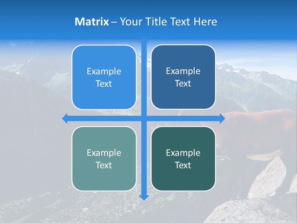 Wild Animal Caprin Bovidae PowerPoint Template