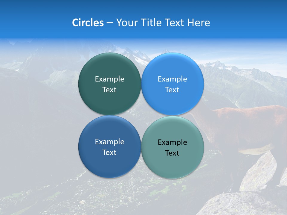 Wild Animal Caprin Bovidae PowerPoint Template