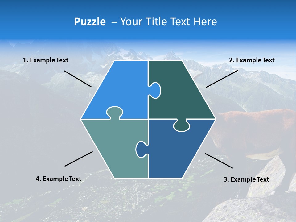 Wild Animal Caprin Bovidae PowerPoint Template