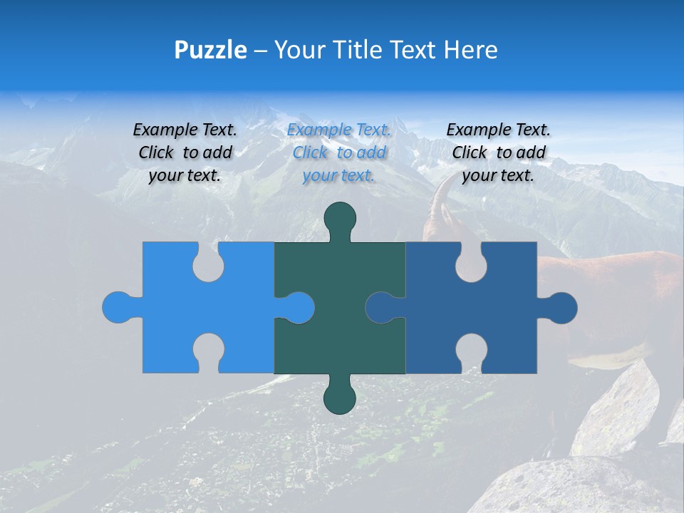 Wild Animal Caprin Bovidae PowerPoint Template