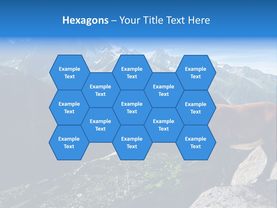 Wild Animal Caprin Bovidae PowerPoint Template