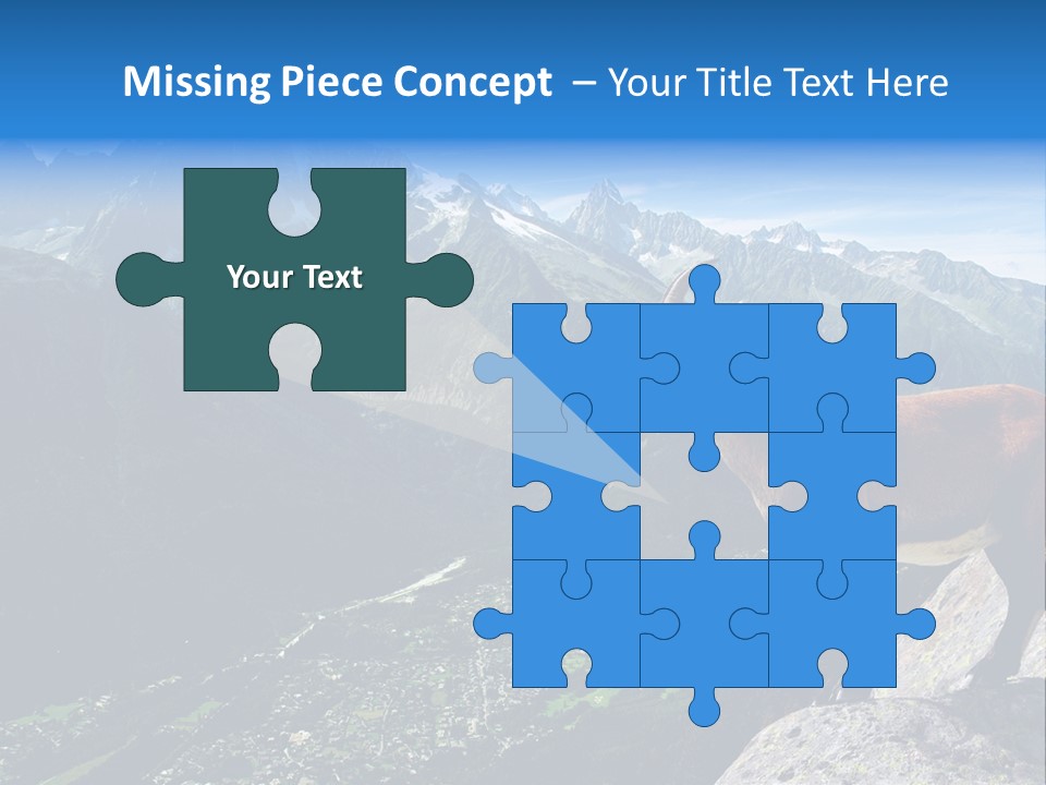 Wild Animal Caprin Bovidae PowerPoint Template